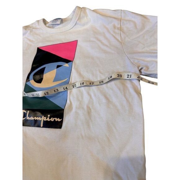 Champion Large Graphic T-Shirt With Colorful Logo Design Men's Size Large - Picture 5 of 6